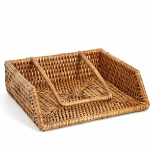 Beautiful <b>braided</b> rattan napkins holder napkin holders for dining table decoration <b>accessories</b> - Product Image 4