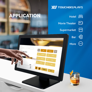 Bán buôn 18.5 inch đúng phẳng tất cả trong một thiết bị đầu cuối <span class=keywords><strong>Pos</strong></span> với khách hàng hiển thị không thấm nước và chống bụi - Product Image 3