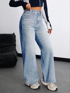 Women's Mid Waist <b>Boot</b> Cut Regular Fit Full Length Stonewashed Denim Casual Eco-Friendly Light Blue Cotton Jeans <b>Spring</b> Style - Product Image 3