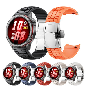 Correa de Reloj de Silicona de Lujo con Hebilla de Mariposa de 22 mm para <span class=keywords><strong>Huawei</strong></span> <span class=keywords><strong>GT</strong></span> <span class=keywords><strong>Runner</strong></span> <span class=keywords><strong>2</strong></span>, Correa de Reloj de 22 mm para <span class=keywords><strong>Huawei</strong></span> GT6PRO 46 mm GT5/GT5PRO/GT4/3 - Product Image 1