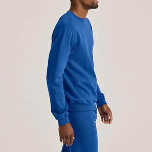 Sweat-shirt classique pour homme en molleton mi-lourd, col rond, confortable, mélange de coton, pull chaud, streetwear décontracté, mode - Product Image 6