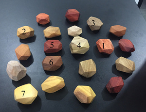 Piedras apiladas de Vietnam, juego de rocas, piedras apilables de madera, juguetes, bloques de construcción de madera, juguete apilable de piedra de madera-Caryln - Product Image 6