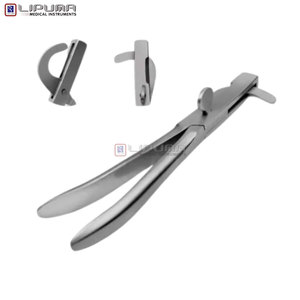 Pince de Castration Vétérinaire en Acier Inoxydable, Émasculateur Simple à Brise de Ligature, 7 mm, Manuel, pour l'Épilation du Bétail en Ferme - Product Image 1