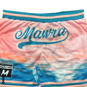 Shorts de playa de malla personalizados para hombre, sublimados con estampado Sky Print, shorts de baño de secado rápido para verano, shorts de entrenamiento para gimnasio, unisex. - Product Image 4