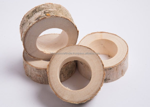 Anneau de serviette en bois de qualité supérieure, best-seller, fait à la main, décoration de table élégante pour la maison et la cuisine - Product Image 5