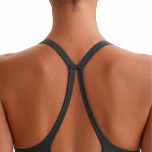 Soutien-gorge de sport pour femme à col halter, respirant, séchage rapide, maintien élevé, logo frontal, en tissu Spandex/Nylon, pour le fitness et les activités sportives - Product Image 5