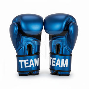 Gants de boxe en cuir de vachette véritable personnalisables de haute qualité pour les arts martiaux et l'entraînement physique - Pas de boxe, pas de vie - Product Image 2