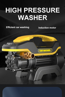 Laveuse de voiture portable haute pression 3000W avec moteur en cuivre et aluminium pour lavage automatique