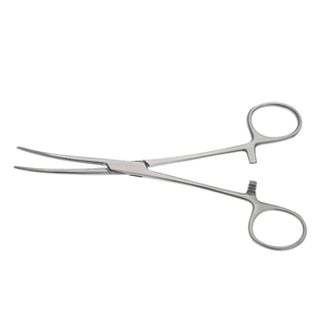 Pinces hémostatiques Coller 6 1/4 pouces courbées en acier inoxydable, instrument chirurgical de serrage hémostatique - Product Image 1