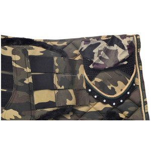 Almohadilla para Silla de Montar de Doma Clásica, Forro de Poliéster y Polialgodón, Color Personalizado, Tamaño Personalizado, Deportes Ecuestres, JUEGO COMPLETO DE CAMUFLAJE - Product Image 3