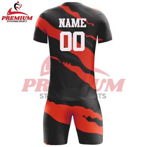 Uniforme de Fútbol para Hombre de Manga Corta, 100% Poliéster, Transpirable, Antiarrugas, Antibacteriano, de Secado Rápido, Alta Calidad y Sostenible - Product Image 4