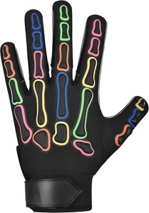 Gants de football ALHUSAYNAPPAREL en silicone de bonne qualité, gants de receveur de football américain, gants de football pour adultes - Product Image 2