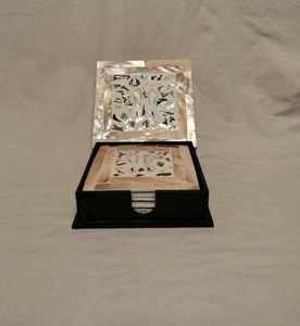 Posavasos de Resina Epoxi Transparente de Alta Calidad, Diseño Artesanal, Estilo Artificial, el Mejor Posavasos de Resina al por Mayor de la India - Product Image 2