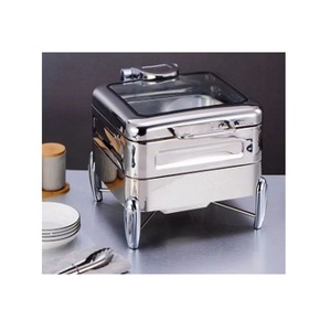 Plat à réchaud en métal fin, conçu pour répondre aux besoins de service lors d'événements, avec une qualité fiable et une fiabilité quotidienne. - Product Image 5