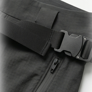 Shorts décontractés pour hommes de haute qualité, coupe régulière, taille élastique, mode urbaine estivale, collection Maluza Industries, séchage rapide, respirant - Product Image 5