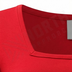 Camiseta Corta de Manga Corta para Mujer, Hecha de Tela de Algodón, Camisetas Elegantes de Boutique, Ropa Deportiva de Moda, Ropa Deportiva para Gimnasio - Product Image 4