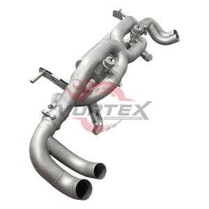 Tuyaux d'échappement Valvetronic Catback en acier inoxydable plaqué or, réglage d'usine, pour AUDI R8 V10 5.2L 2023, échappement à soupapes - Product Image 2
