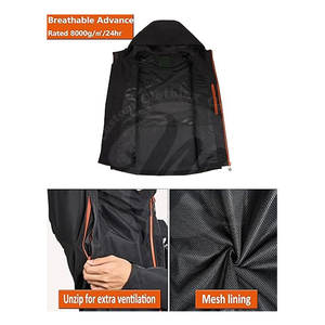 Chaqueta Impermeable Más Vendida, Chaqueta Impermeable de Invierno Hecha a Medida, Chaqueta Impermeable para Hombre, Nueva Llegada - Product Image 3