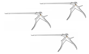 Poinçon chirurgical Kerrison en acier de haute qualité, pivotant, deux pièces détachables, 180 mm, 200 mm, 230 mm, certifié CE ISO par Grip Surgical - Product Image 2