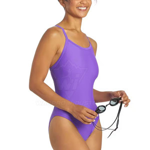 Traje de baño para deportes acuáticos para mujer, diseño flexible de secado rápido, adecuado para natación al aire libre y sesiones en piscina - Product Image 3
