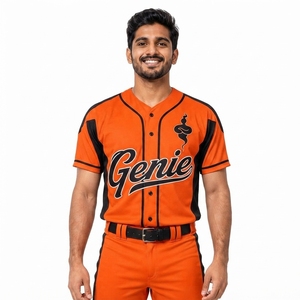 Technologie de séchage rapide, uniforme de baseball personnalisé, vêtements de sport, uniforme de baseball conçu avec un tissu léger et respirant - Product Image 5