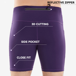 Shorts de sport confortables pour hommes, shorts de compression pour la course à pied, la gym et l'entraînement, shorts de sport pour garçons - Product Image 5