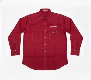 Chemise de travail industrielle pour homme, grande taille, légère, ignifuge, respirante, antistatique, manches longues, 100 % coton, modèle 2026 - Product Image 3