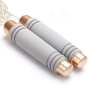 Adjustable Steel Wire Jump <b>Rope</b> with EVA Foam Handle Bearing Skip <b>Rope</b> for Home <b>Exercise</b> 16cm Length Handle Unisex Gym Use <b>Rope</b> - Product Image 4