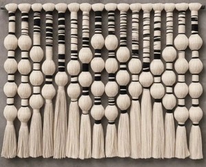 Grande tapisserie en macramé multicolore, décorations murales pour chambre à coucher, designs artistiques, décoration murale pour la maison - Product Image 1