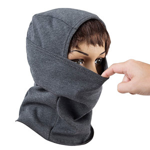 Vente en gros de balaclavas OXLO LEATHER personnalisés avec logo, couvrant tout le visage, unisexe, 100% coton polyester, respirant, imperméable, pour l'extérieur - Product Image 5