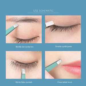 แหนบดึงขนคิ้วปลายเฉียง 9 รู ดีไซน์สวยงาม ผลิตจากสแตนเลส รับผลิตแบรนด์ส่วนตัว แหนบแต่งหน้า แหนบดึงขนบนใบหน้า - Product Image 6