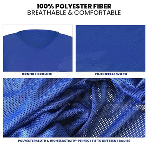 Breathable Lightweight Sports Apparel <b>Soccer</b> Training Bibs For Team Use During Football Basketball Volleyball And Fitness - Product Image 5