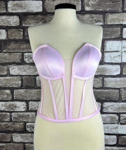 Vintage Women's Overbust Corset Tops Sexy Shapewear Breathable Eco-Friendly Leather for Plus Sizes <b>Tummy</b> <b>Control</b> Medium <b>Control</b> - Product Image 3