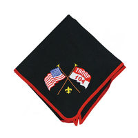 Scout-Zubehör Benutzer definiertes besticktes Scout-Halstuch mit Truppen logo