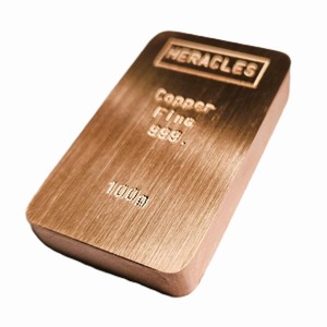 Premium Pure Copper Bullion Bar Solid Copper Metal Ingot Luxury Gift <b>Home</b> Office Decorative Display - Product Image 3