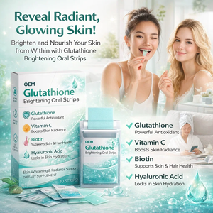 Tiras Orales de Glutatión para Aclarar la Piel, Blanqueamiento, Antioxidante, Hidratación, Suplemento para la Salud de la Piel y el Cabello - Product Image 1
