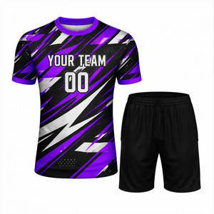 sports custom sublimation printed breathable shirt & shorts - Product Image 6
