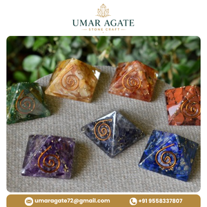 Set de Orgonita de Siete Chakras de Calidad Premium con Piedras Preciosas Talladas para Sanación, Alineación Energética, Meditación y Regalos de Año Nuevo - Product Image 2