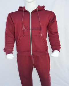 Conjunto Deportivo Personalizado con Logotipo para Hombre, Estilo Urbano, Ecológico, Transpirable, de Algodón y Felpa, Sudadera con Capucha y Pantalones Jogger, OEM ODM, Venta al Por Mayor, para Gimnasio, Invierno - Product Image 1