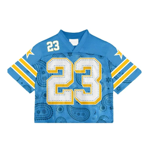 Fabricant en gros de maillots de football américain personnalisés, OEM, maillots de football sublimés, logo d'équipe personnalisé, vêtements de sport, exportation - Product Image 2