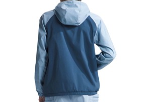 Men's Color Block Hooded Quarter-Zip Windbreaker <b>Jacket</b> with Front Pocket Quick Dry <b>Lightweight</b> <b>Summer</b> Casual Outerwear - Product Image 3