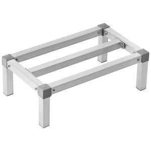 Scaffalatura Commerciale per Alimenti 24FT X 14FT, Scaffale Regolabile in Alluminio 8FT, Capacità 1000 Libbre, Scaffalature Impilabili in Alluminio - Product Image 1