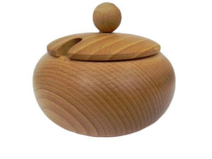 Recipientes de Madera para Azúcar Más Vendidos, Tazones Redondos de Madera Personalizados de Estilo Moderno para Comedor, Cocina, Hogar, Recipientes para Crema - Product Image 6