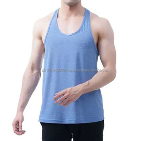 Nueva Camiseta sin Mangas para Hombre, con Logotipo Personalizado, Colores Antiarrugas, Transpirable, Ligera, de Primera Calidad, Precio al por Mayor - Product Image 2