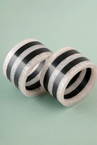 Anillo para Servilletas de Resina con Efecto Mármol Hecho a Mano, Ecológico y Duradero, Juego de 4 Piezas para el Hogar, Comedor, Mesa de Lujo - Product Image 4