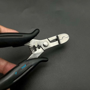 Pinces professionnelles pour l'élimination des extensions de cheveux en kératine, en acier inoxydable de qualité chirurgicale, logo personnalisé pour usage commercial - Product Image 2