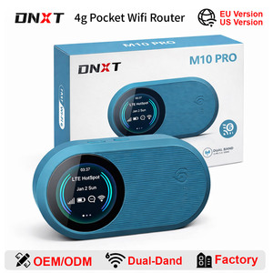 Router WiFi de Bolsillo DNXT WiFi6 de Doble Banda 4G, 3000 mAh, Tipo C, 300 Mbps, con Pantalla LCD, Inalámbrico para Viajes - Product Image 1
