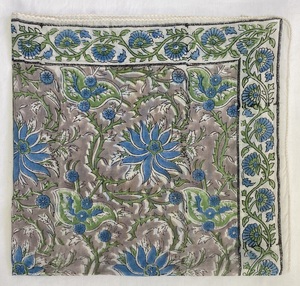 wholesale Hand Block Printed Organic Cotton <b>Bandana</b> Lightweight Soft Cotton Paisley <b>Bandana</b> Sunfaded Hand Dyed Vintage Style - Product Image 4