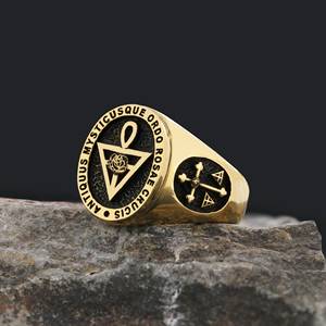 Anillo de Graduación Universitario BOJ RCJ Ring 019 Personalizado con Diamantes Plateados, Unisex, para Regalo en Fiestas y Ocasiones Especiales, Precio Bajo, Gran Venta - Product Image 3