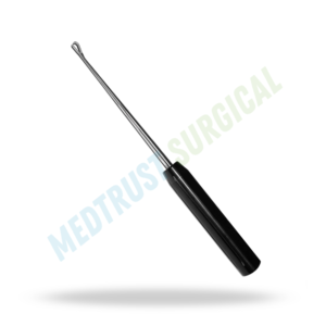 Teardrop Curette 15 Inch Neurosurgical <b>Instrument</b> Spine Surgery Bone Curette Surgical Tool - Product Image 4